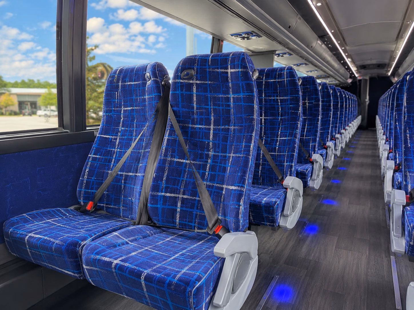 cheyenne charter bus rental interior